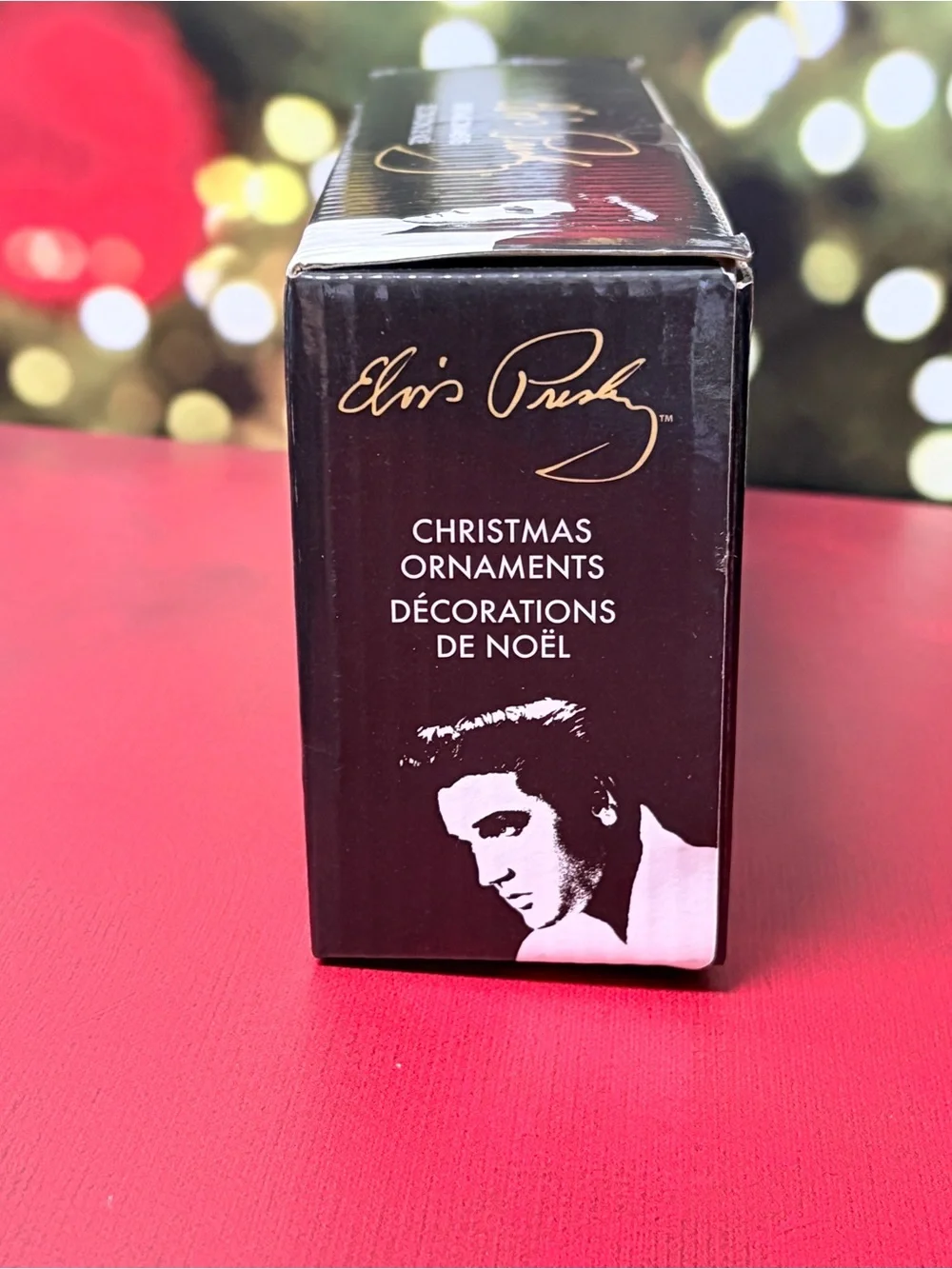 Kurt S Adler Elvis Presley Christmas Ornaments 4 Piece Set EP2176 Never Opened